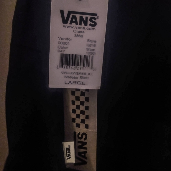 VANS WEBSTER BLACK MINI SKATE SKIRT - Picture 6 of 8